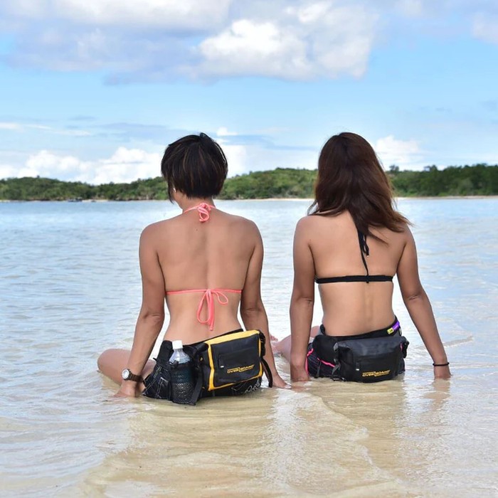 OverBoard wasserdichte Hüfttasche LIGHT 4 L Schwar