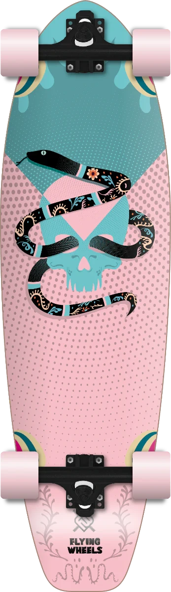 Flying Wheels Carving Skateboard 32 Snakull