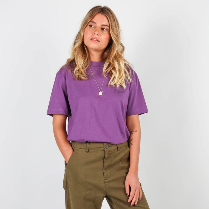 Oxbow Crew neck sort sleeves large cut organic cotton tee-shirt. Q2TRAVIS