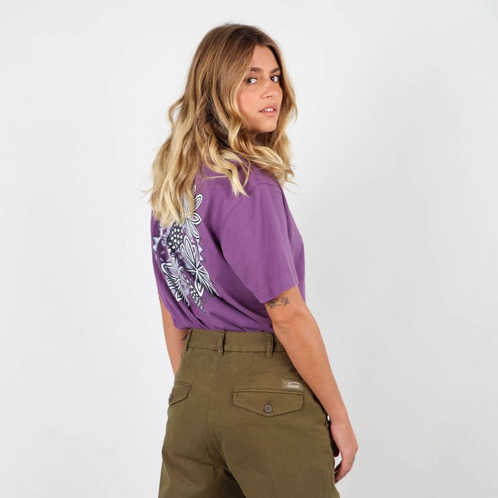 Oxbow Crew neck sort sleeves large cut organic cotton tee-shirt. Q2TRAVIS