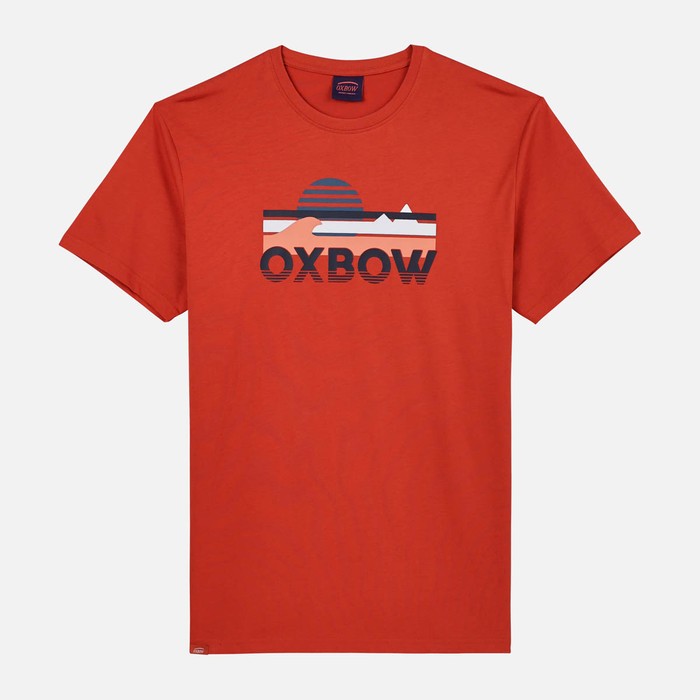 Oxbow Crew neck short sleeves straight cut cotton tee-shirt. Q2TREZERES