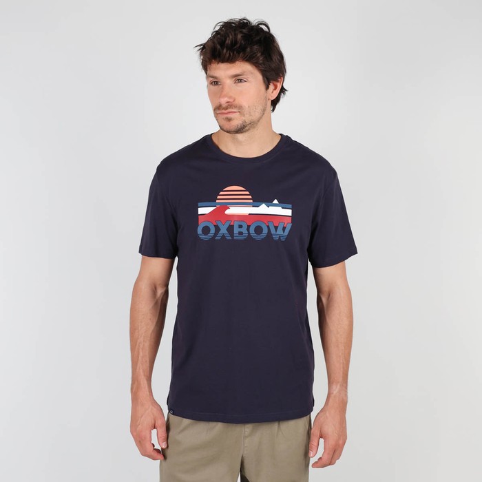 Oxbow Crew neck short sleeves straight cut cotton tee-shirt. Q2TREZERES