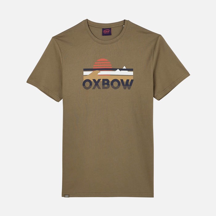 Oxbow Crew neck short sleeves straight cut cotton tee-shirt. Q2TREZERES