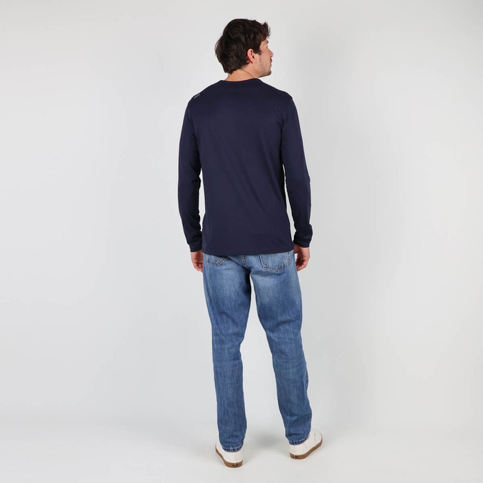 Oxbow Long sleeves crew neck straight cut organic cotton tee-shirt. Q2TRIVOR