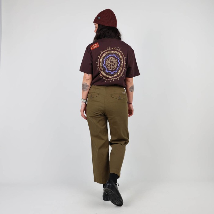 Oxbow Crew neck short sleeves straight cut organic cotton tee-shirt. Q2TISHA