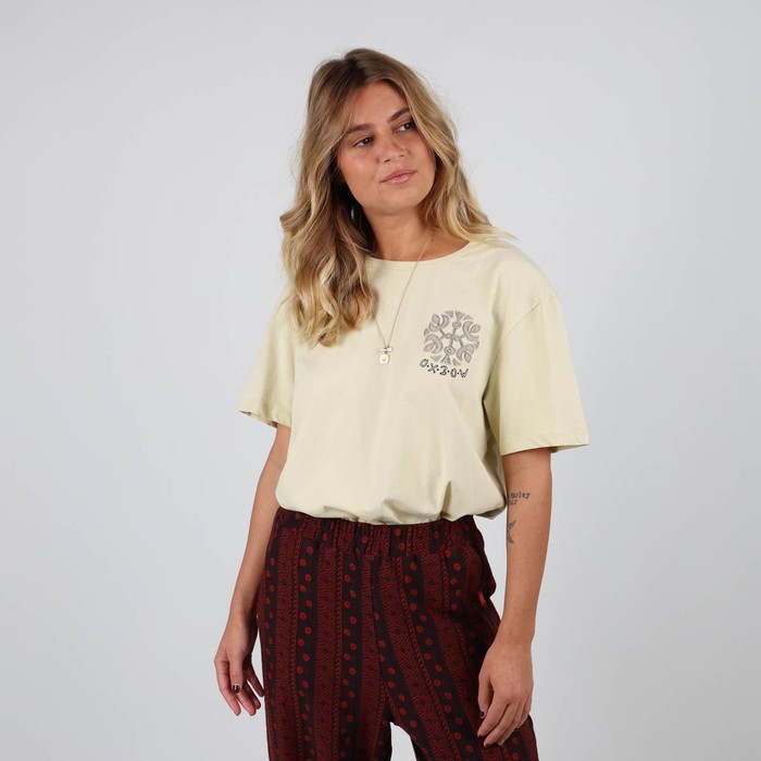 Oxbow Crew neck short sleeves straight cut organic cotton tee-shirt. Q2TISHA