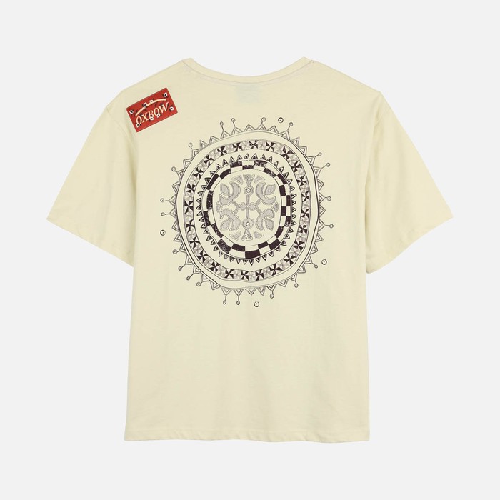 Oxbow Crew neck short sleeves straight cut organic cotton tee-shirt. Q2TISHA