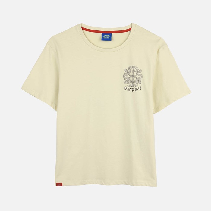 Oxbow Crew neck short sleeves straight cut organic cotton tee-shirt. Q2TISHA