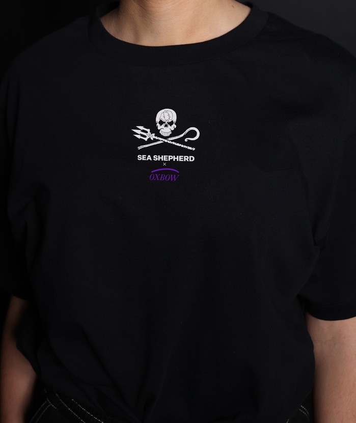 Oxbow T-Shirt Collab Edition Sea Shepherd schwarz