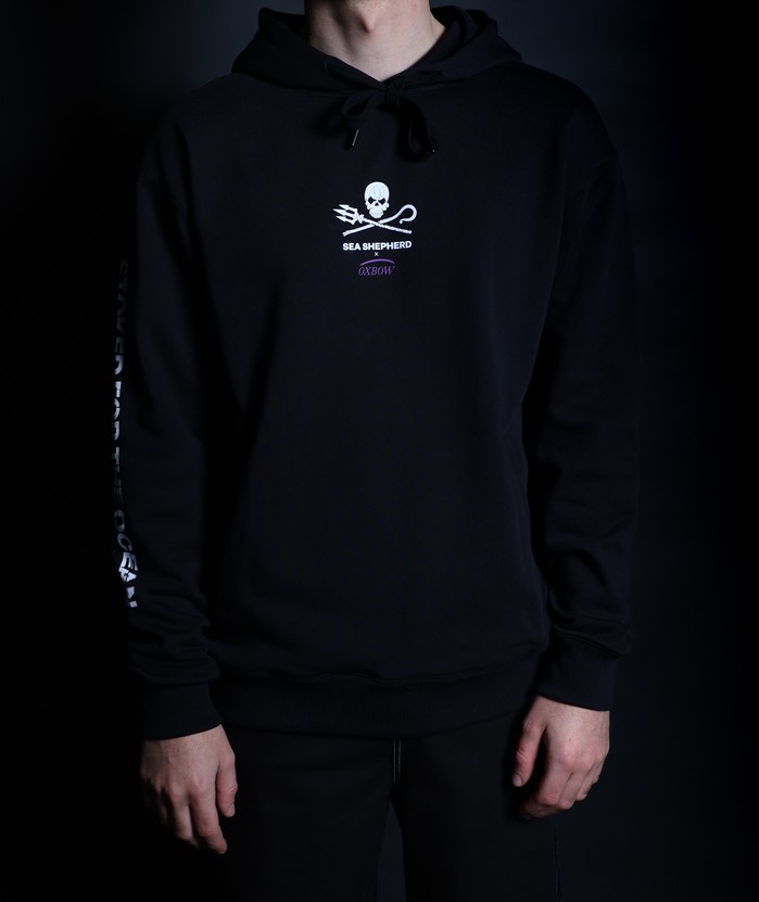 Oxbow Hoodie Collab Edition Sea Shepherd schwarz