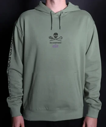 Oxbow Hoodie Collab Edition Sea Shepherd eucalyptus