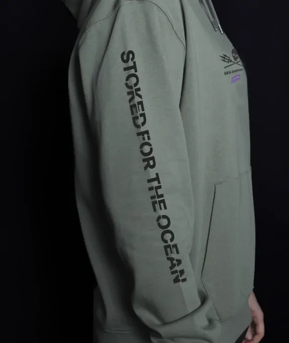 Oxbow Hoodie Collab Edition Sea Shepherd eucalyptus