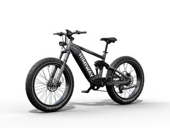 Himiway E-Bike Cobra D7 Upgrade Mountainbike Fully Bike Schwarz inklusive Akku