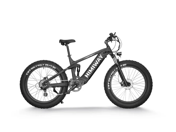 Himiway E-Bike Cobra D7 Upgrade Mountainbike Fully Bike Schwarz inklusive Akku