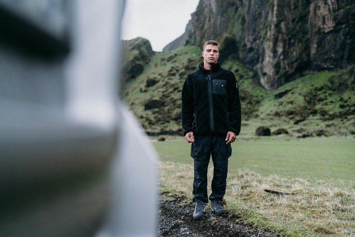 Mystic DTS Teddy Zip Thru Fleecejacke