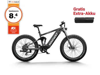 Himiway E-Bike Cobra D7 Upgrade Mountainbike Fully Bike Schwarz inklusive Akku Himiway E-Bike Cobra D7 Upgrade Mountainbike Fully Bike Schwarz inklusive Akku