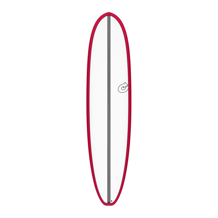 Surfboard TORQ Epoxy TET CS 8.2 V+ Fun Carbon Rot