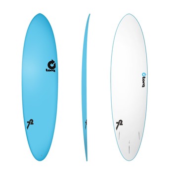 Surfboard TORQ Softboard 7.2 Funboard Blau Surfboard TORQ Softboard 7.2 Funboard Blau