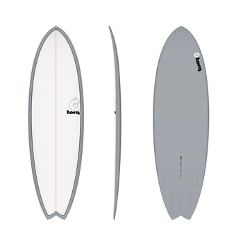 Surfboard TORQ Epoxy TET 5.11 MOD Fish Grey Pinl Surfboard TORQ Epoxy TET 5.11 MOD Fish Grey Pinl