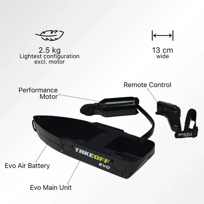 Manta Foils E-Foil TakeOff EVO - Full Kit mit standard charger