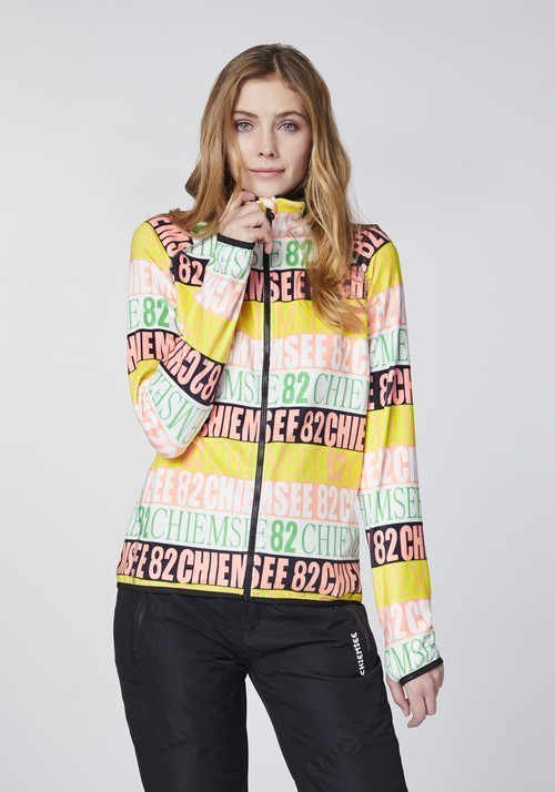 Chiemsee Nelly Damen Fleecepullover - Gr. S grey