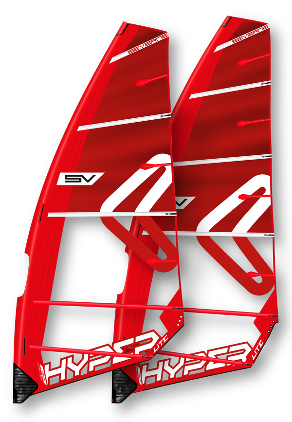 Severne Windsurf Foil Segel HYPERLITE red 2026