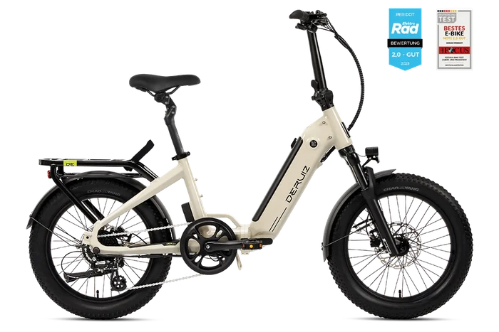 Deruiz Peridot E-Bike - Kompaktes E-Faltrad Comfort Edition 2026