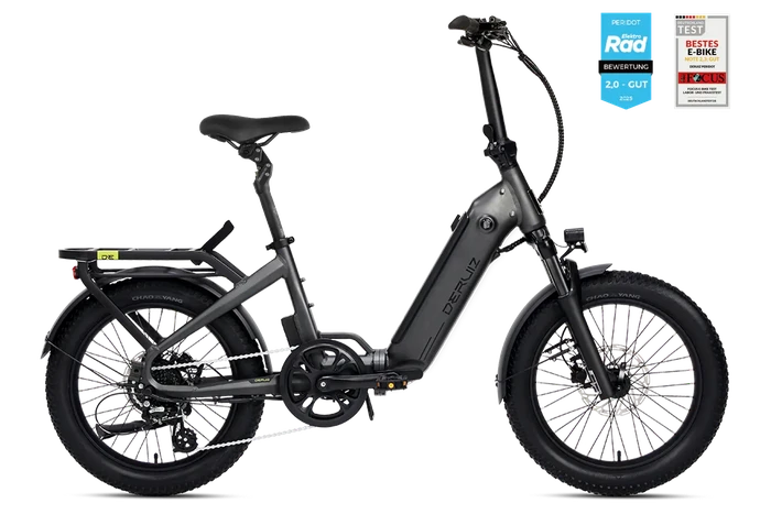 Deruiz Peridot E-Bike - Kompaktes E-Faltrad Comfort Edition 2026