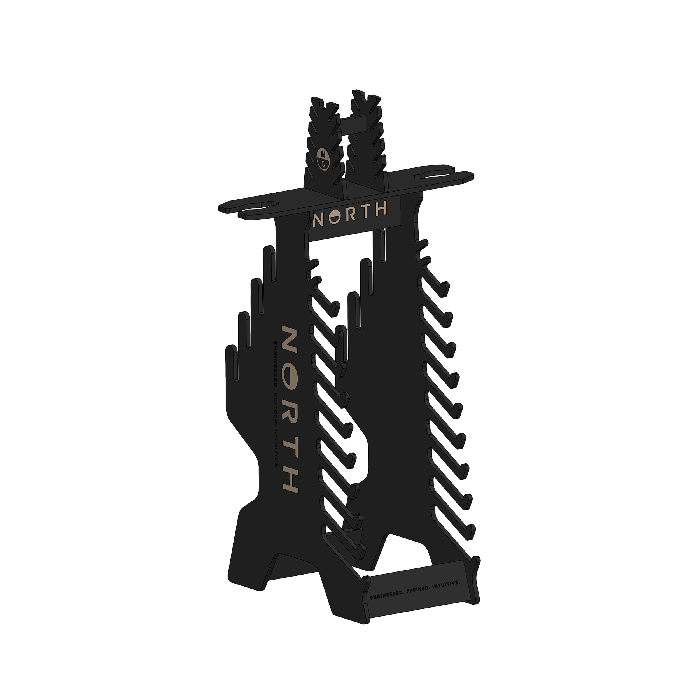 North Sonar Foil Display Stand Large