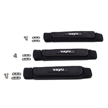 VAYU Wing Fußschlaufen Set Foilboard V2 (3 Straps + Screws + Plate)