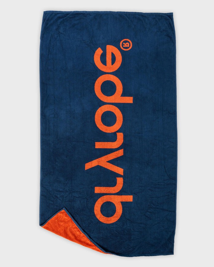 DRYROBE Strand Handtuch Orange Blau