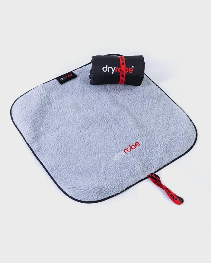 DRYROBE Umziehmatte Grau Schwarz