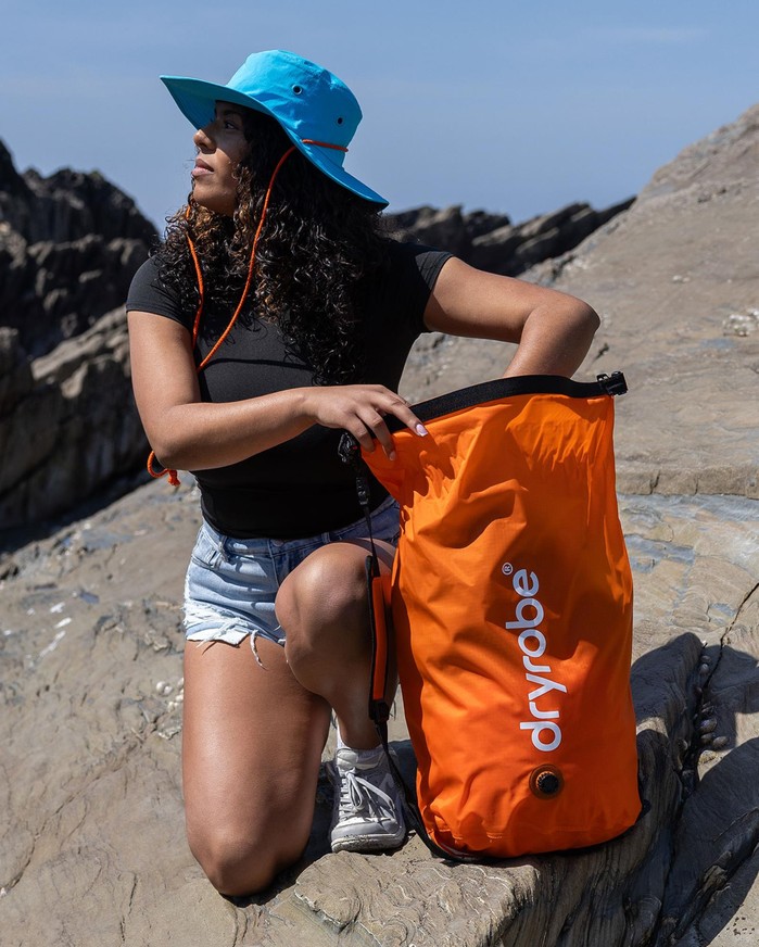 DRYROBE wasserdichter Packsack Drybag Orange