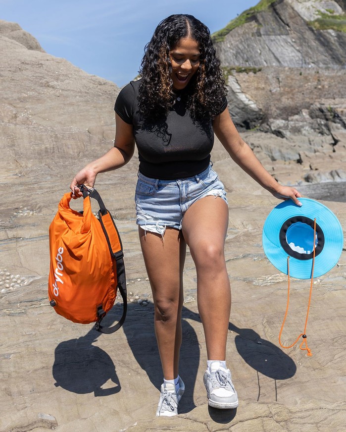 DRYROBE wasserdichter Packsack Drybag Orange