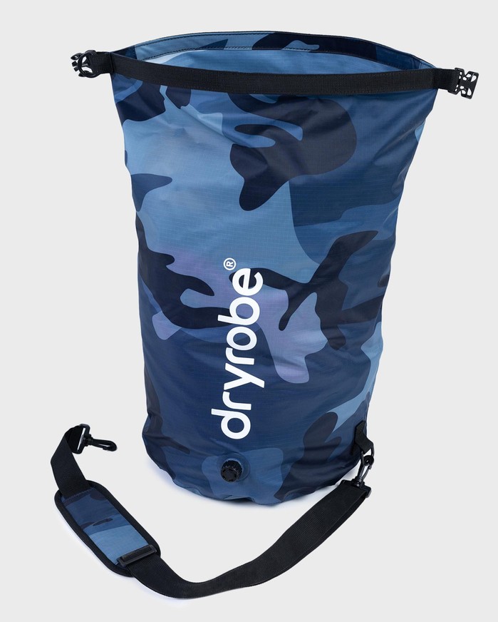 DRYROBE wasserdichter Packsack Drybag Blau Camo