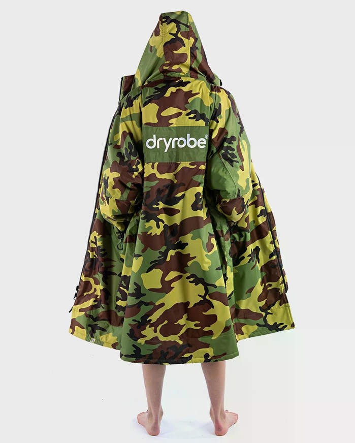 DRYROBE Advance Long Sleeve Grün Camo Grau