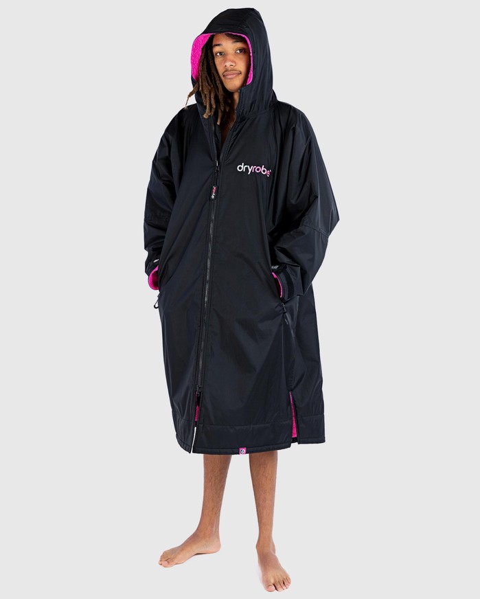 DRYROBE Advance Long Sleeve Schwarz Pink