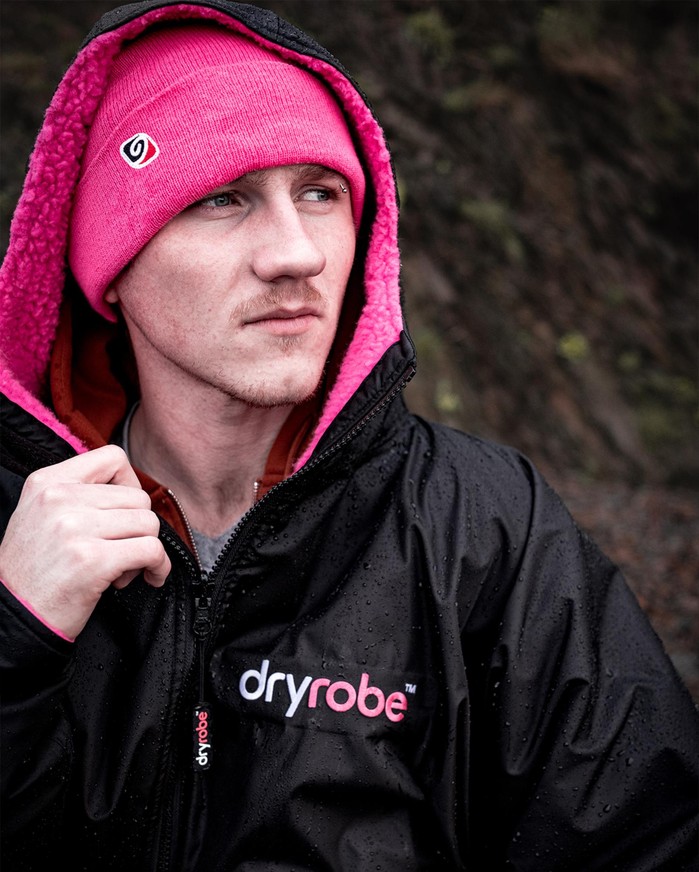 DRYROBE Advance Long Sleeve Schwarz Pink