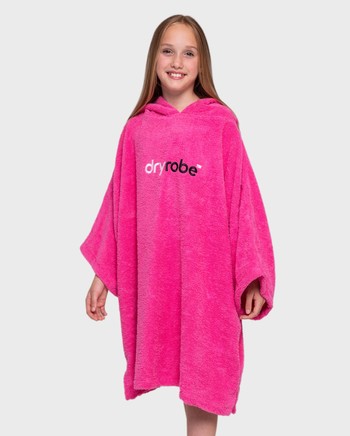 DRYROBE Handtuchmantel Bio KIDS Pink