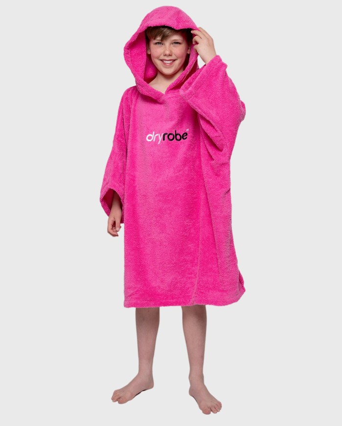 DRYROBE Handtuchmantel Bio KIDS Pink