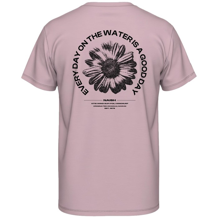 Naish T-Shirt Loose Fit Flower Washed