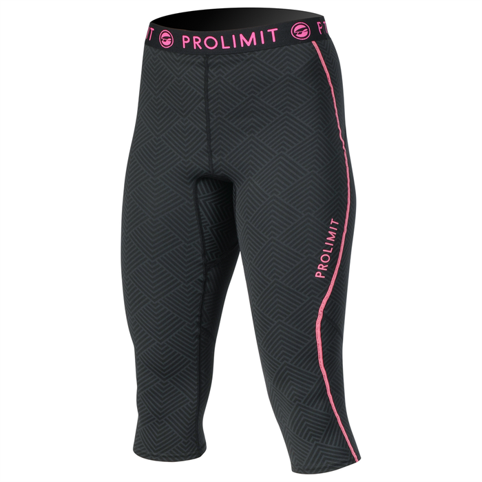 PROLIMIT Wmns SUP Athl. 3/4 Leg pants QD Bk/Pi Black/Pink
