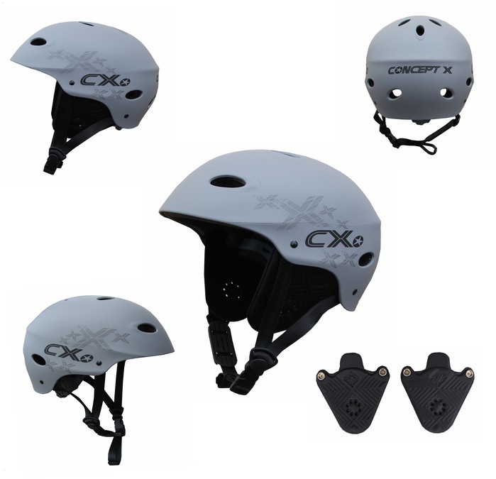 Concept X Wassersport Helm Surf + Kite Grau