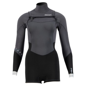 PROLIMIT Flare Sunset Shorty La 3/2 Freezip (Dl) '19 Black/Ivory