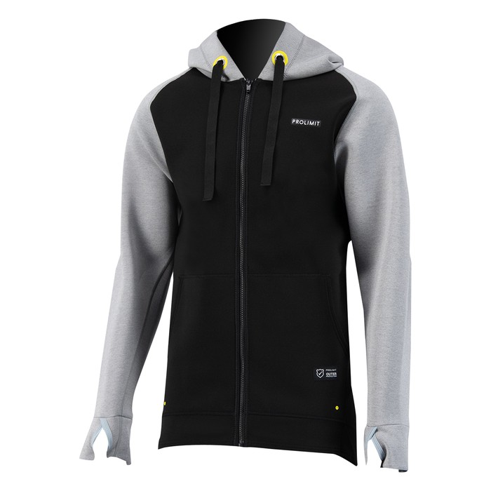 PROLIMIT SUP Neoprene Zipped Hoody 1,5mm Black/grey