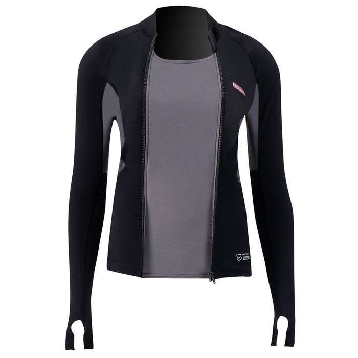 PROLIMIT Wmns SUP Top Convertible Black/Light Grey Damen