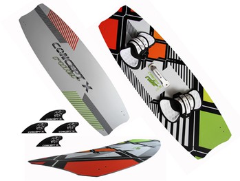 Concept X Ruler II Pro Series Kiteboard incl. Boardset