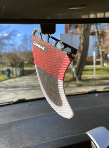 Air Freshener Fin Classic Red Fresh Surfing