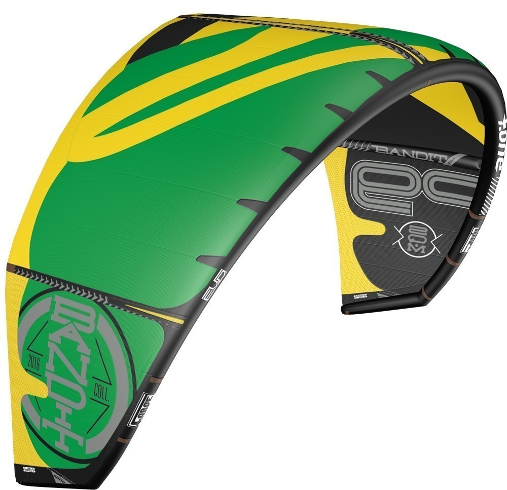 F-One Bandit Kite Kiteschirm SchwarzGelbGrün | Surfshop 24 online -  Windsurf, Foil, Wing