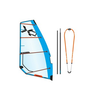 XO-Sails Windsurf Segel Nano Rigg komplett inklusive Mast & Gabelbaum 2023